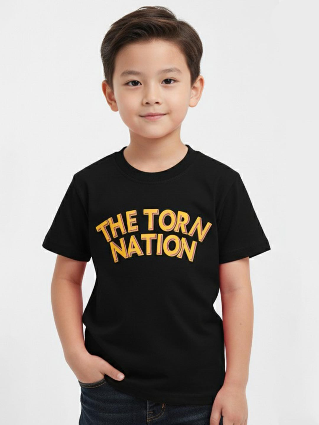 THE TORN Boys Black Tshirts