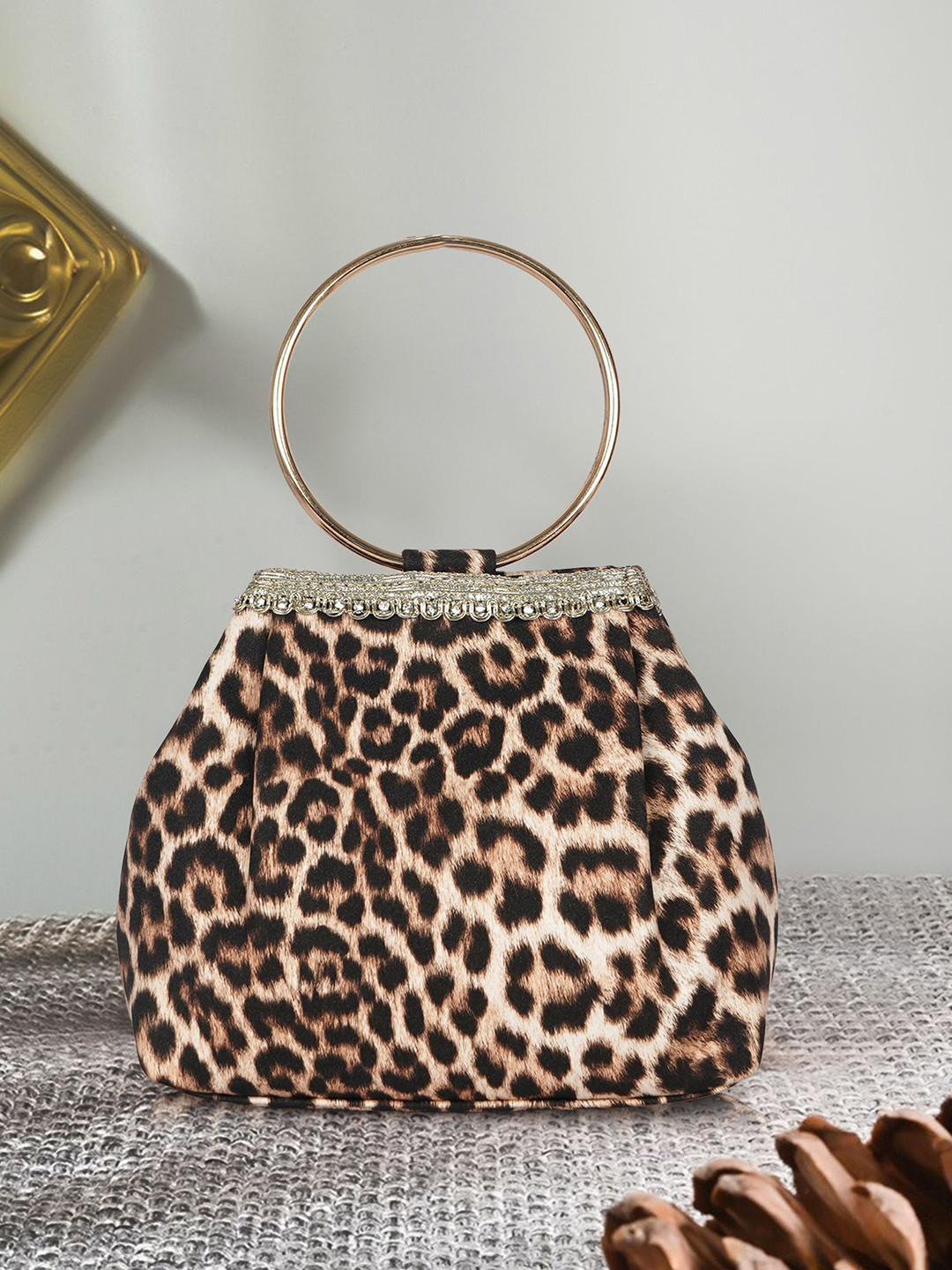 PLANX Printed Potli Clutch