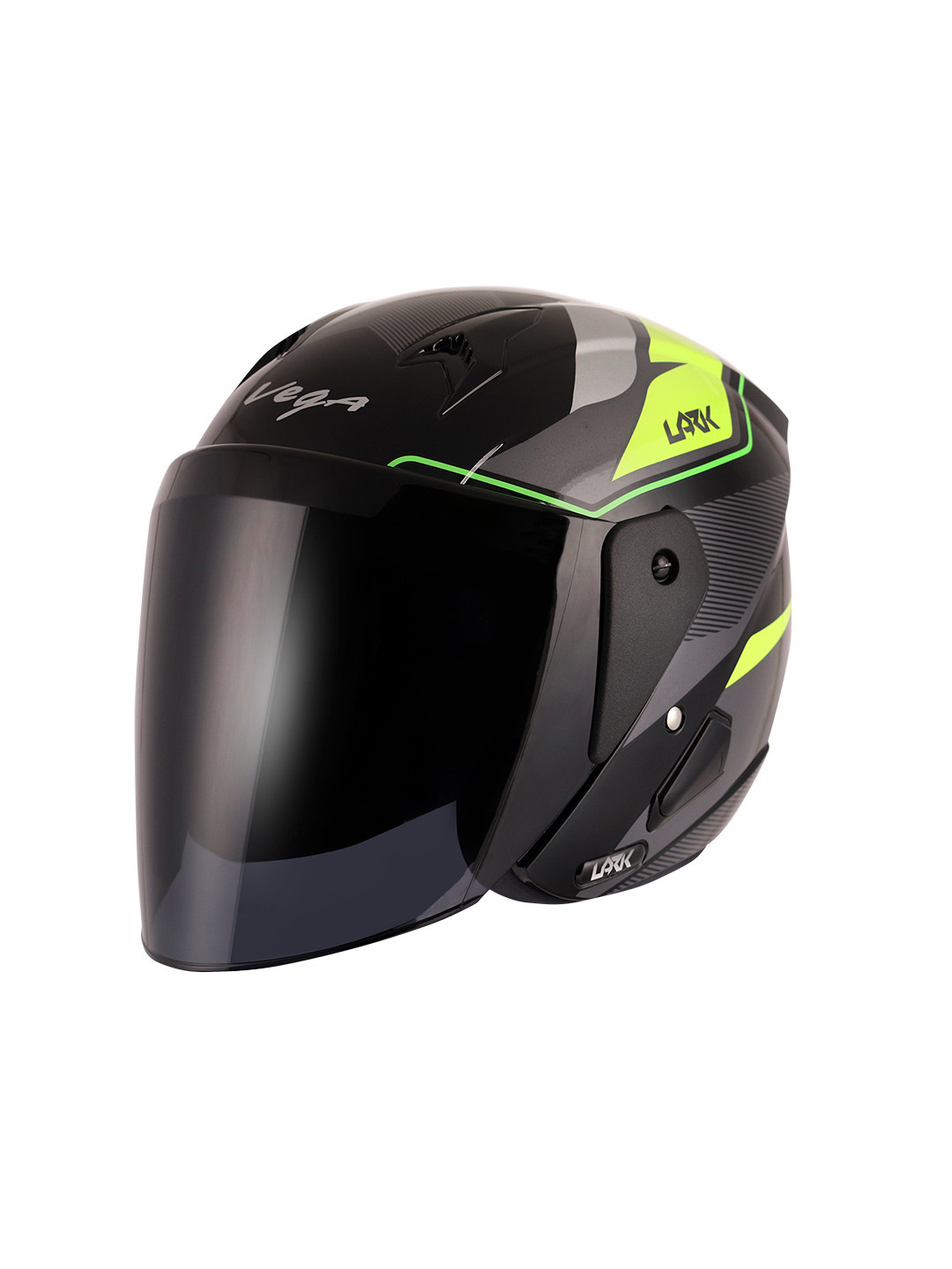 VEGA Unisex Lark Legend ISI Certified Lightweight Open Face Helmet