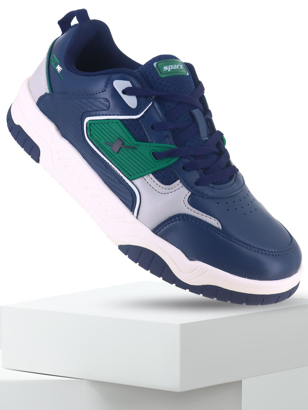 Sparx Men Colourblocked Round Toe Lace-Ups Sneakers