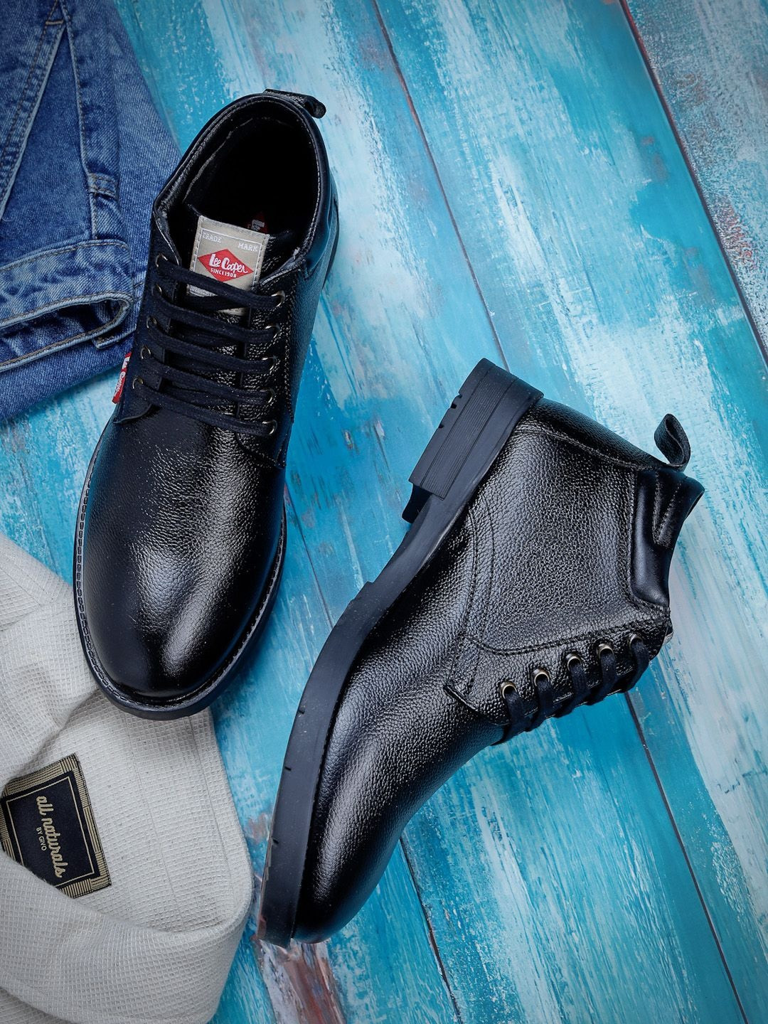 Lee Cooper Leather Comfortable and Lighweight Formal Shoes