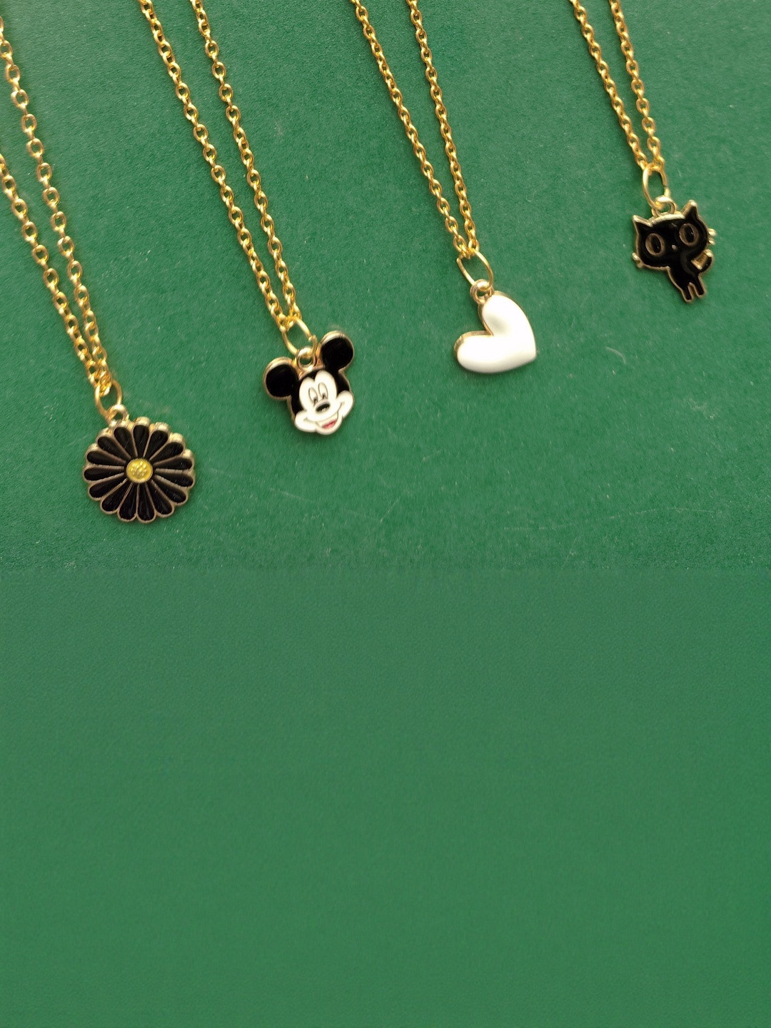 Amit Fashion Unisex Set Of 4 Minimal Necklace and Chains