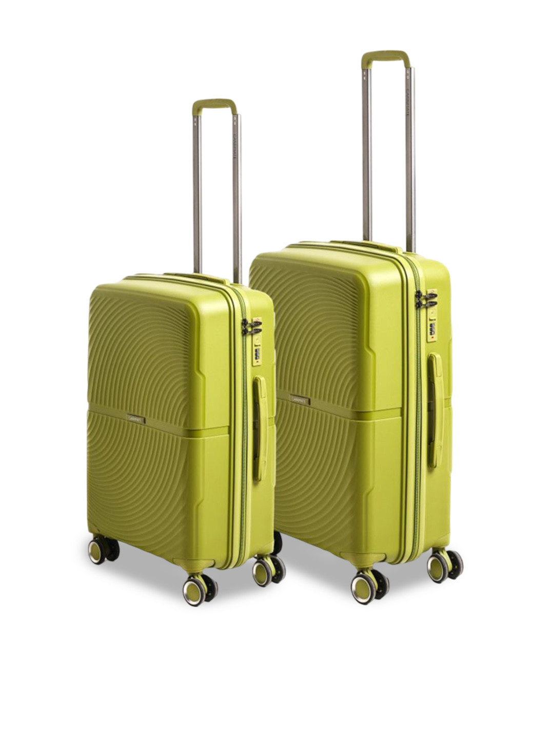 CARRIMATE  Florence Set Of 2 360 Wheels Durable Hard-Sided Cabin & Medium Trolley Bags