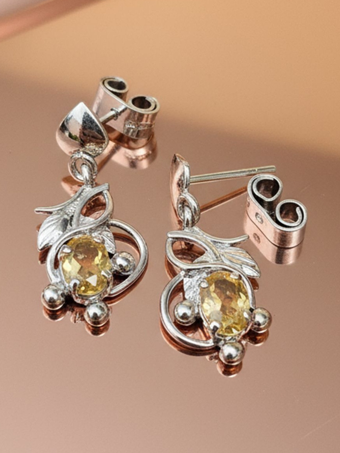 FUSIONARISterling Silver Citrine Earrings