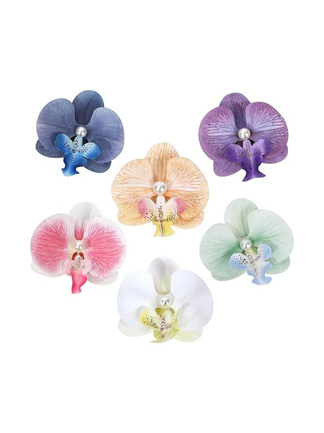 Beauty Flow Women Pack of 6 Plastic Alligator Hair Clip