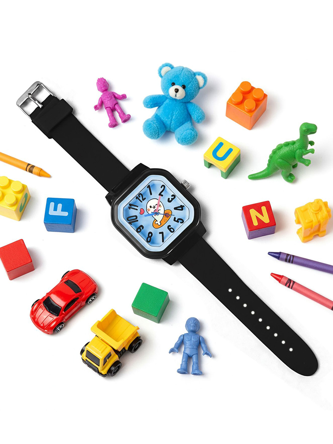 Time Up Kids Printed Dial & Straps Analogue Watch BTR-S2335-1