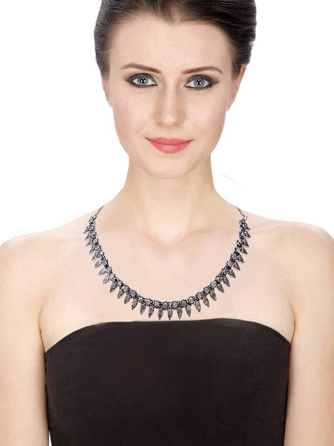 Sitashi Silver-Plated Silver  Necklace & Earrings