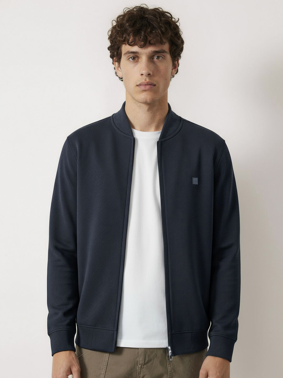 DAMENSCH Mock Collar Regular Fit Bomber Jacket