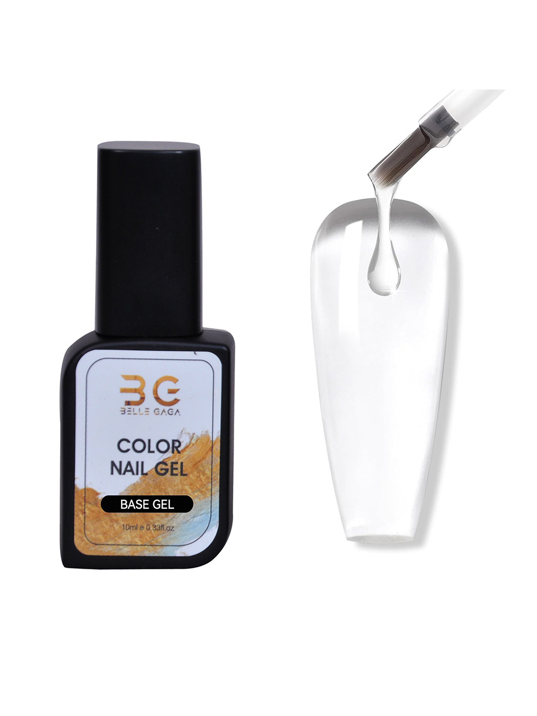 BELLE GAGA Rubber Builder Gel Base Coat Nail Polish - 10 ml - Rubber Base Gel
