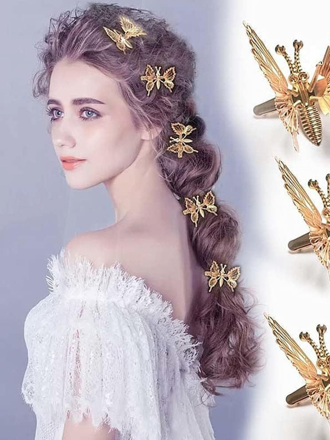 KARDIFF Women Plastic Butterfly Claw Clip