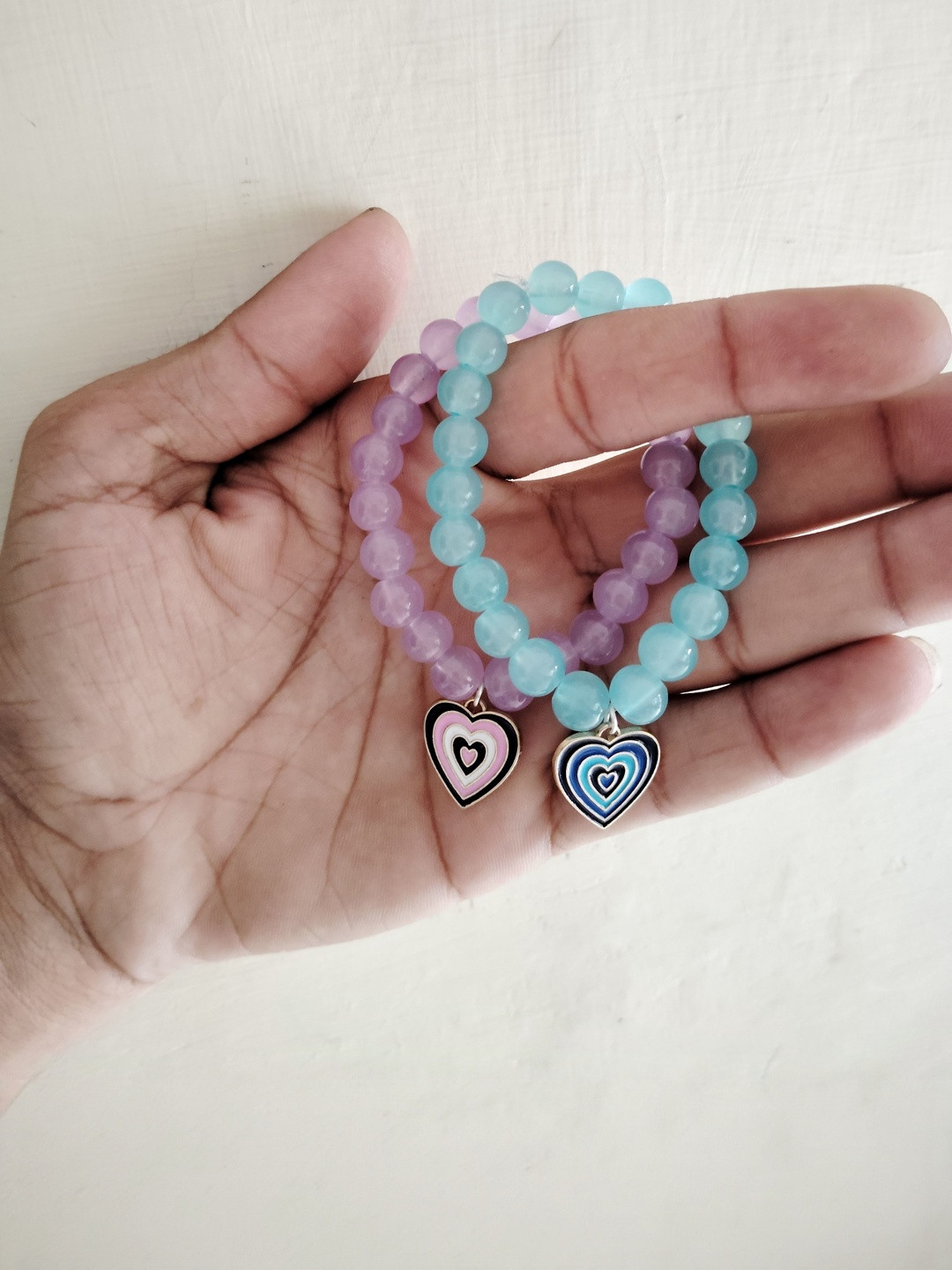 Amit Fashion Set Of 2 Glass Quartz Bangle