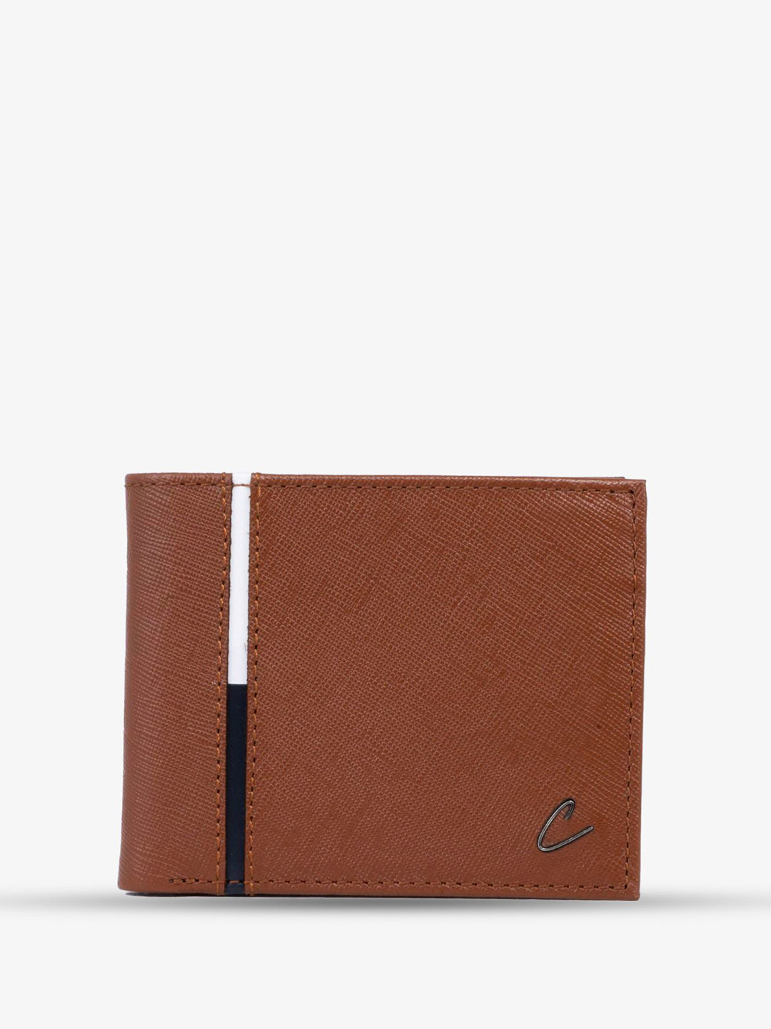 El'Curio Men Texture Two Fold Wallet
