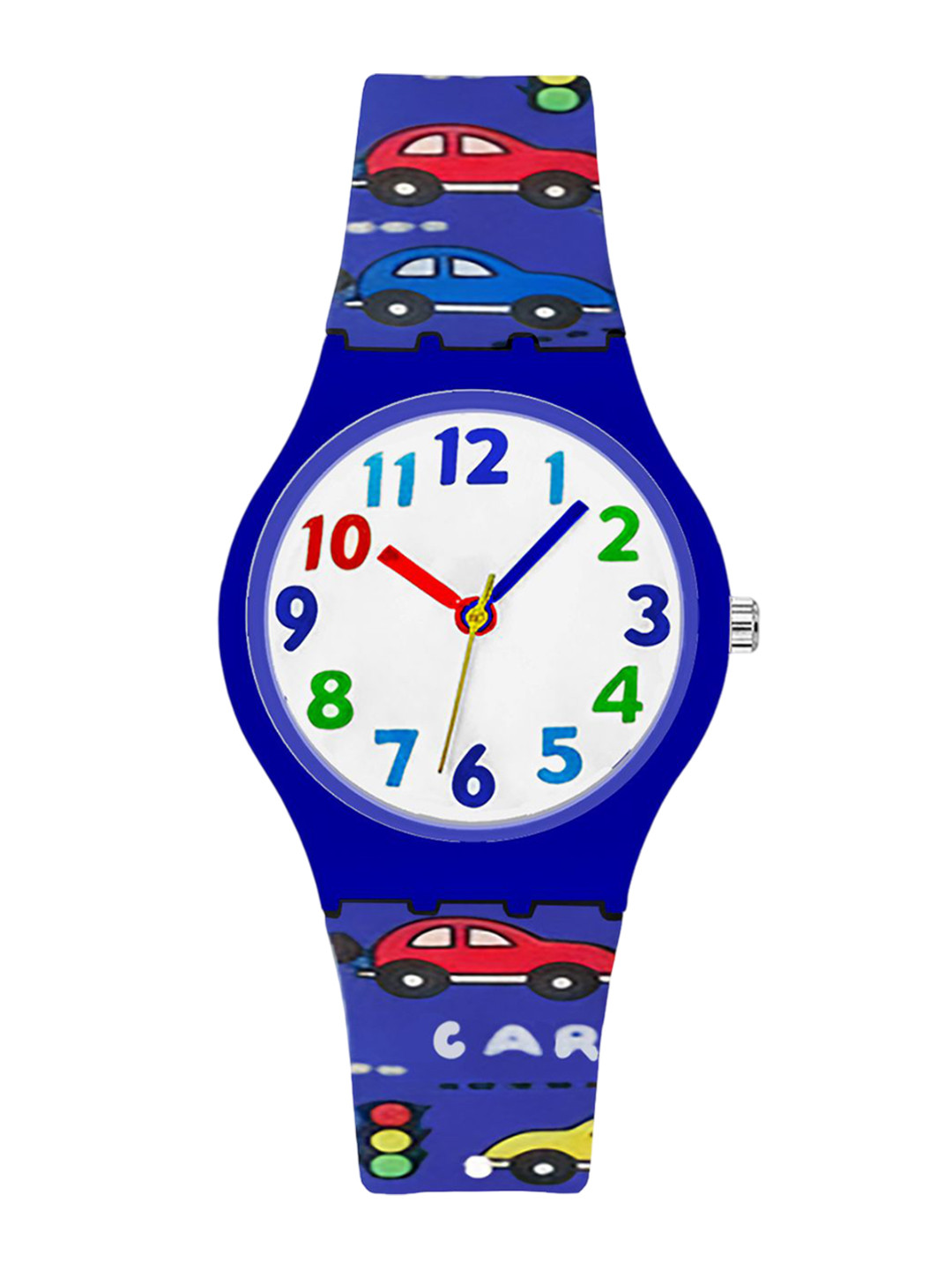 Time Up Kids Printed Dial & Textured Straps Analogue Watch BTR-C8815-2