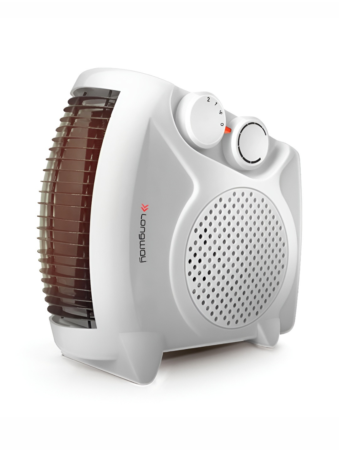 Longway White Rust Free Fan Room Heater