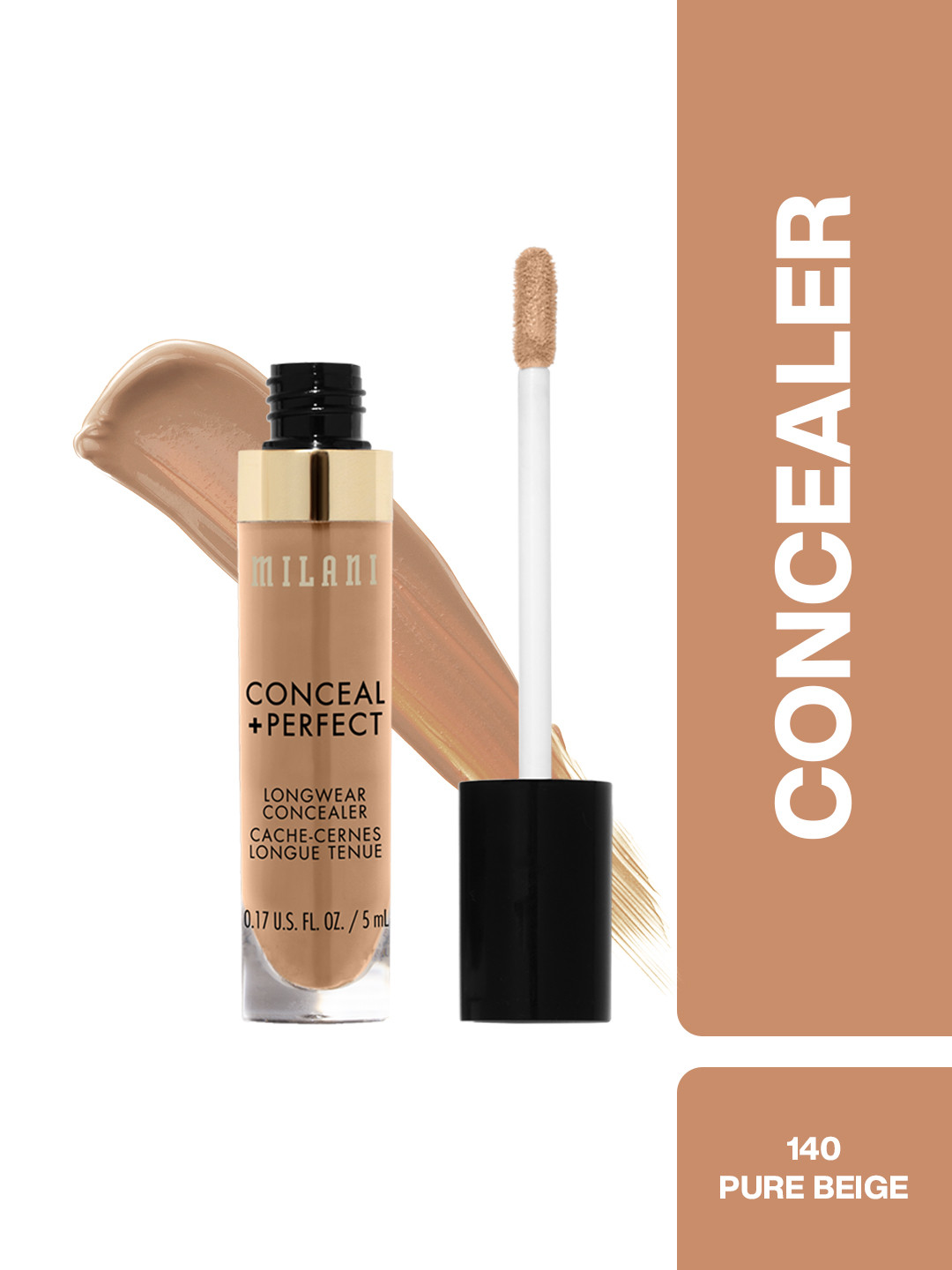 MILANI Conceal Perfect Longwear Concealer - Pure Beige 140