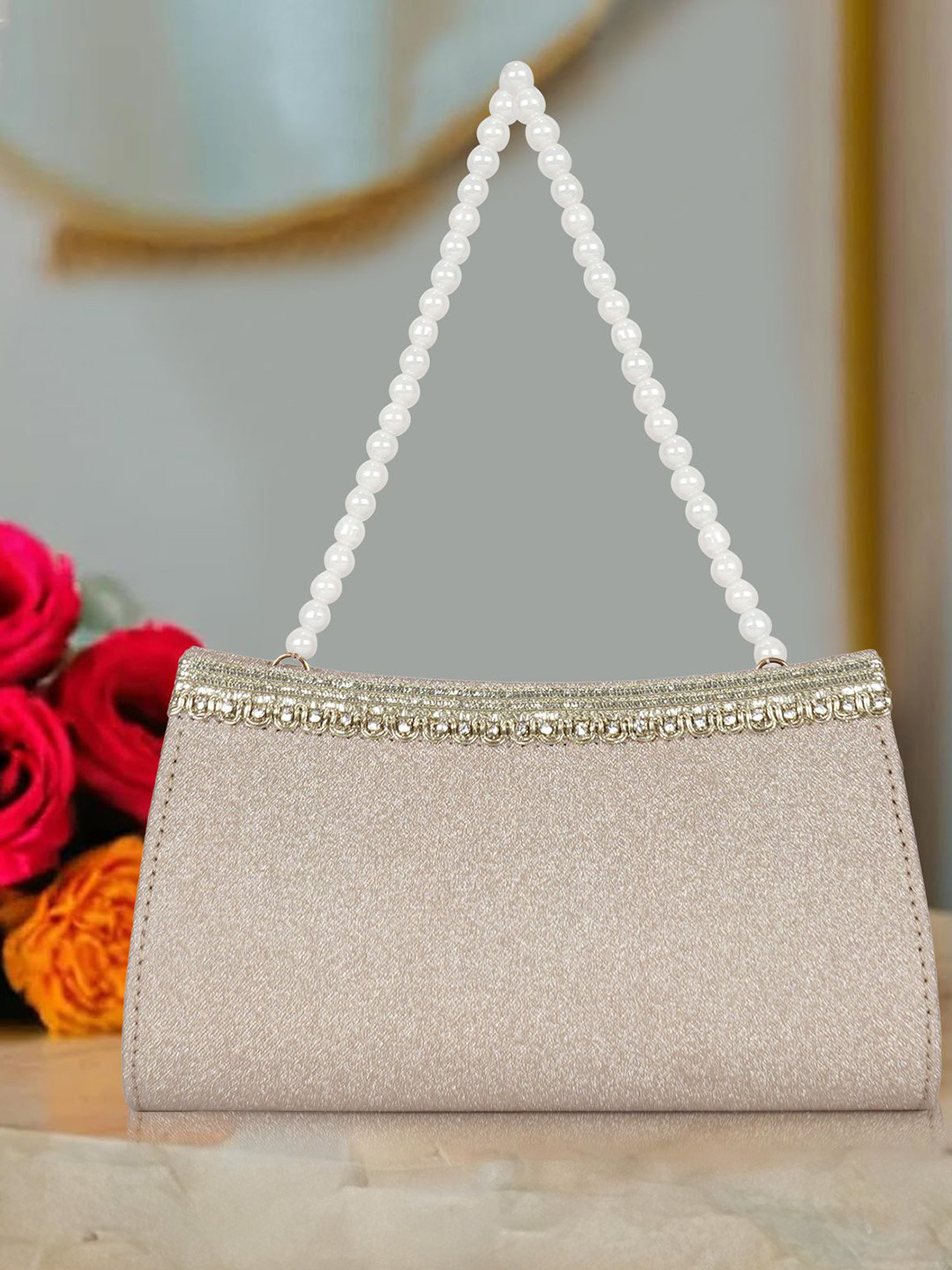 PLANX Embellished Purse Clutch
