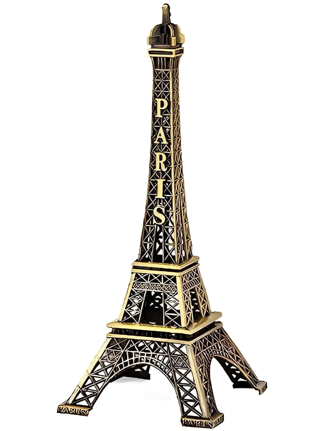 VASTU ART Gold-Toned And Black Matte Curio Showpiece