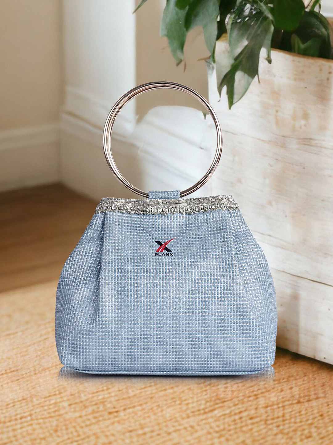 PLANX Embellished Potli Clutch