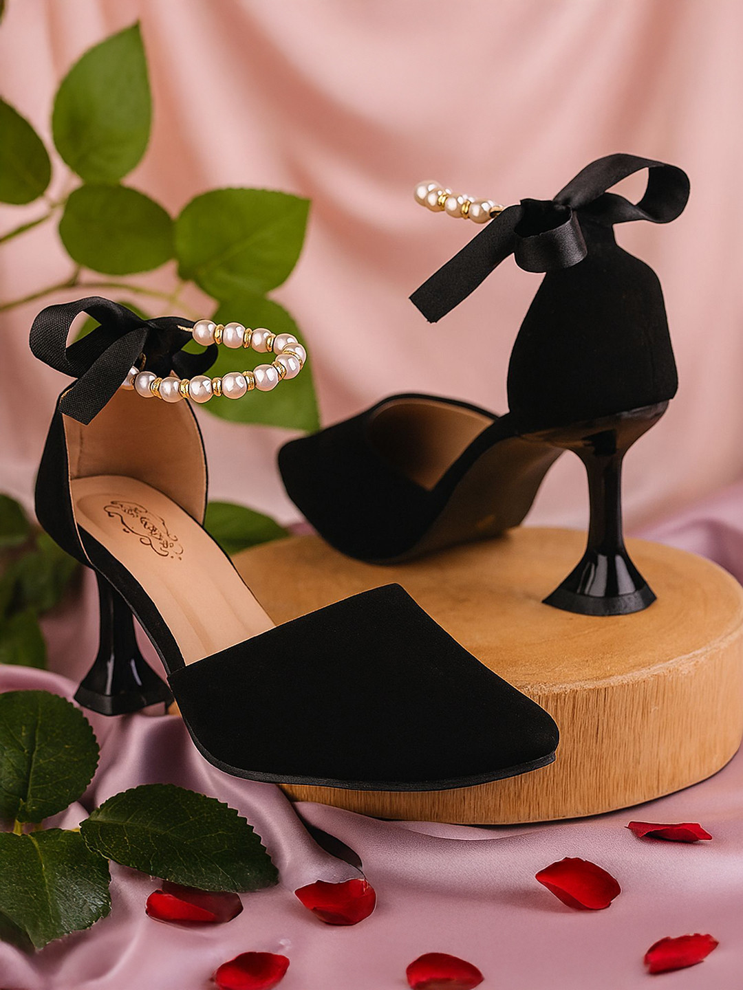 HEART CORE Women Pointed Toe Stiletto Heels