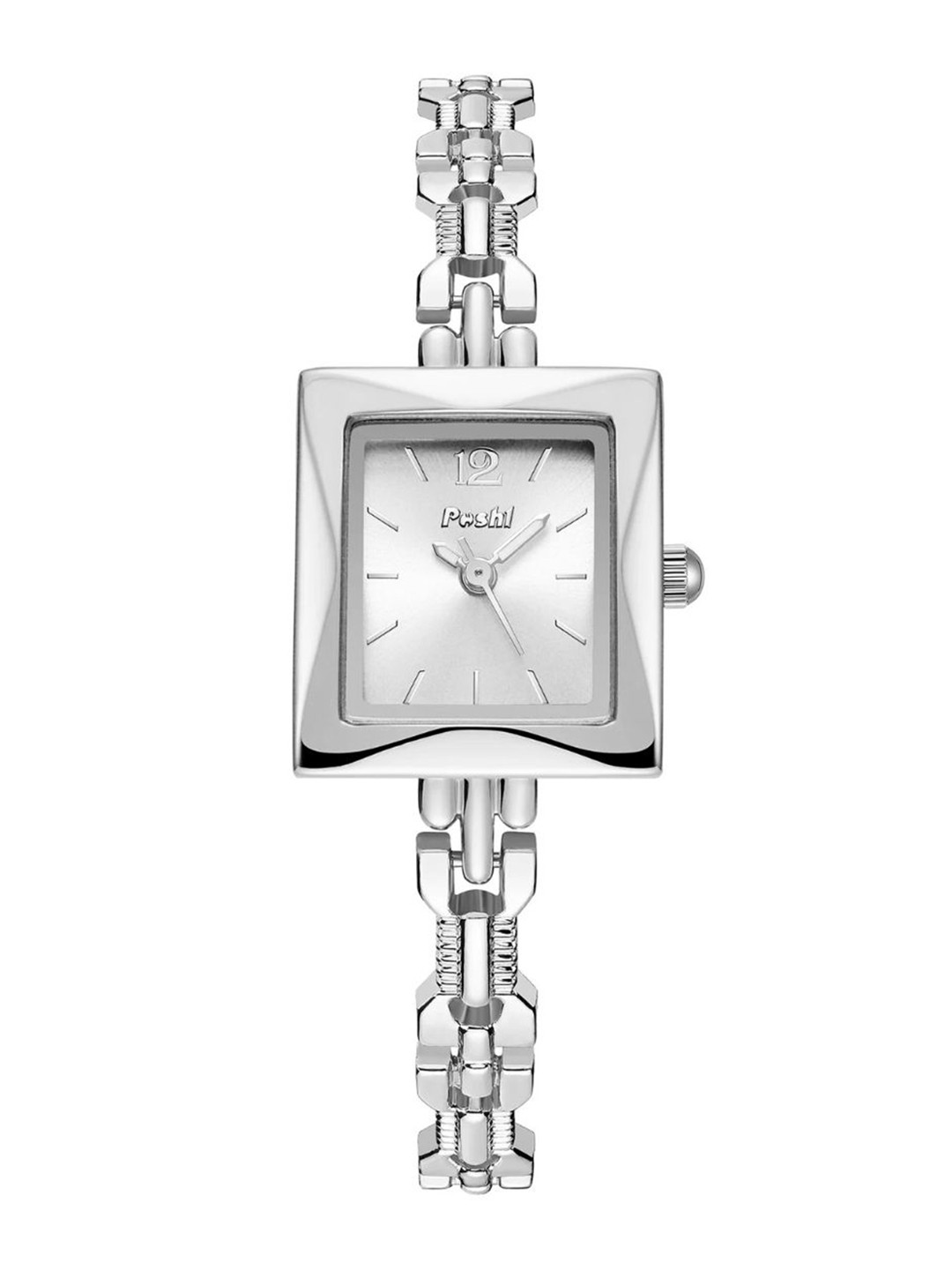 Poshi Women Square Dial Analogue Watch POSW31-900232878730-SILVER
