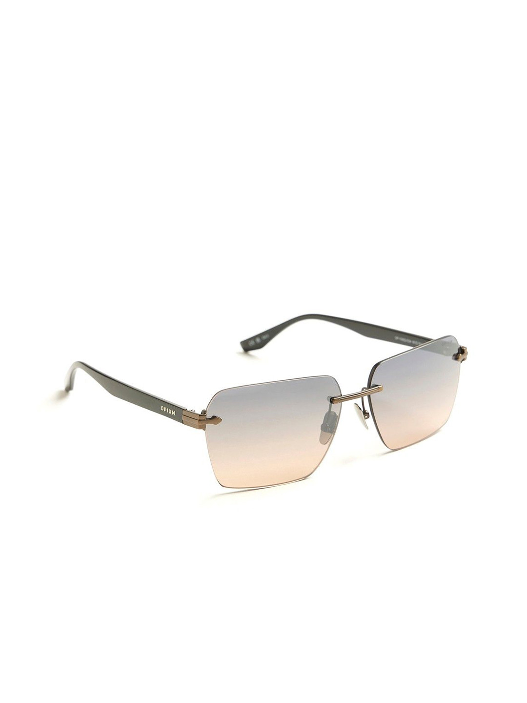 OPIUM Men Square Sunglasses With UV Protected Lens OP-10302-C04-60