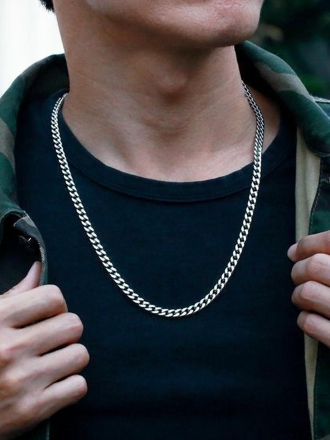 fashion fusion collection Unisex Stainless Steel Minimal Chain