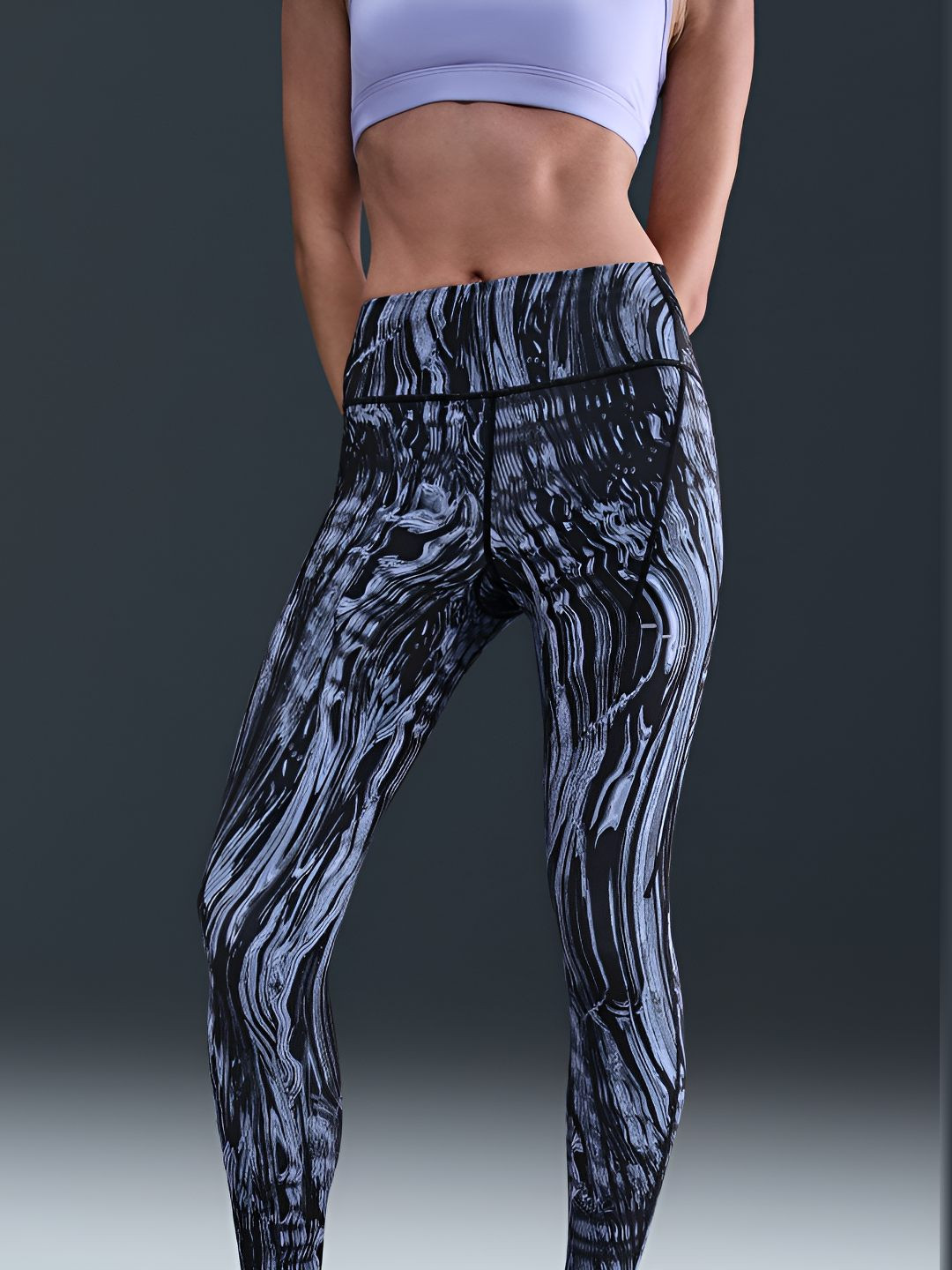 Nike Swift Women's High-Waisted 7/8 Printed Running Leggings