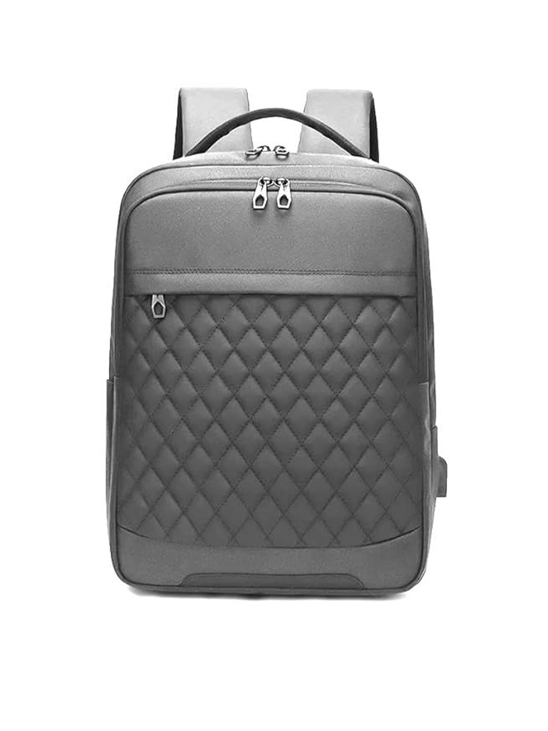 Impulse Unisex Geometric Backpack with USB Charging Port