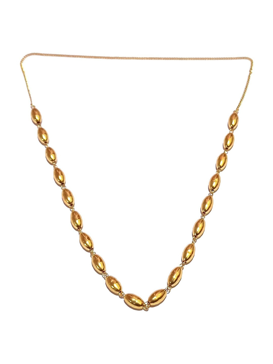 Adhira's Women Gold-Plated Slip-On Minimal Necklace