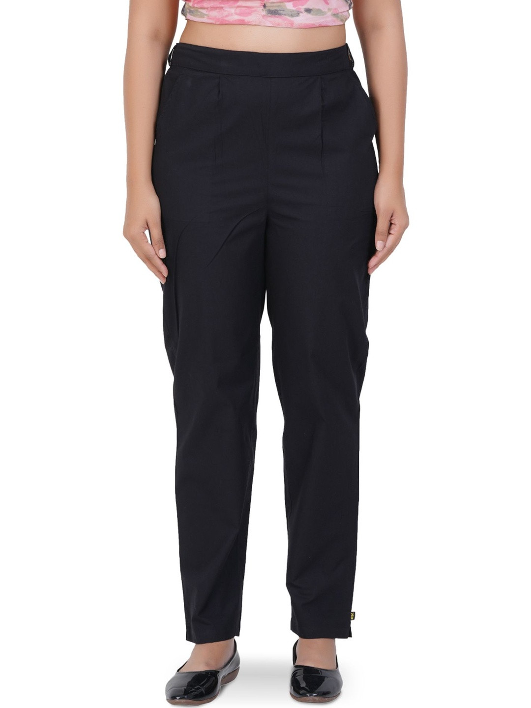 Happy Bunny Women Straight Fit No Fly Trousers