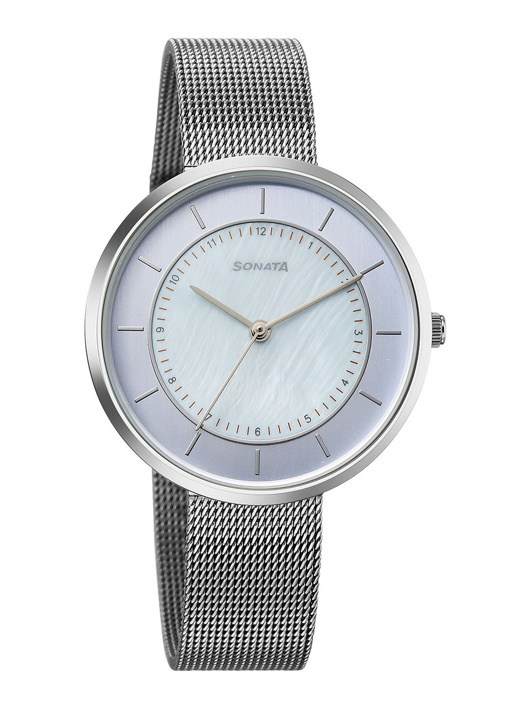 Sonata Women Modern Edit 3 Quartz Textured Dial Analogue Watch 8193SM01