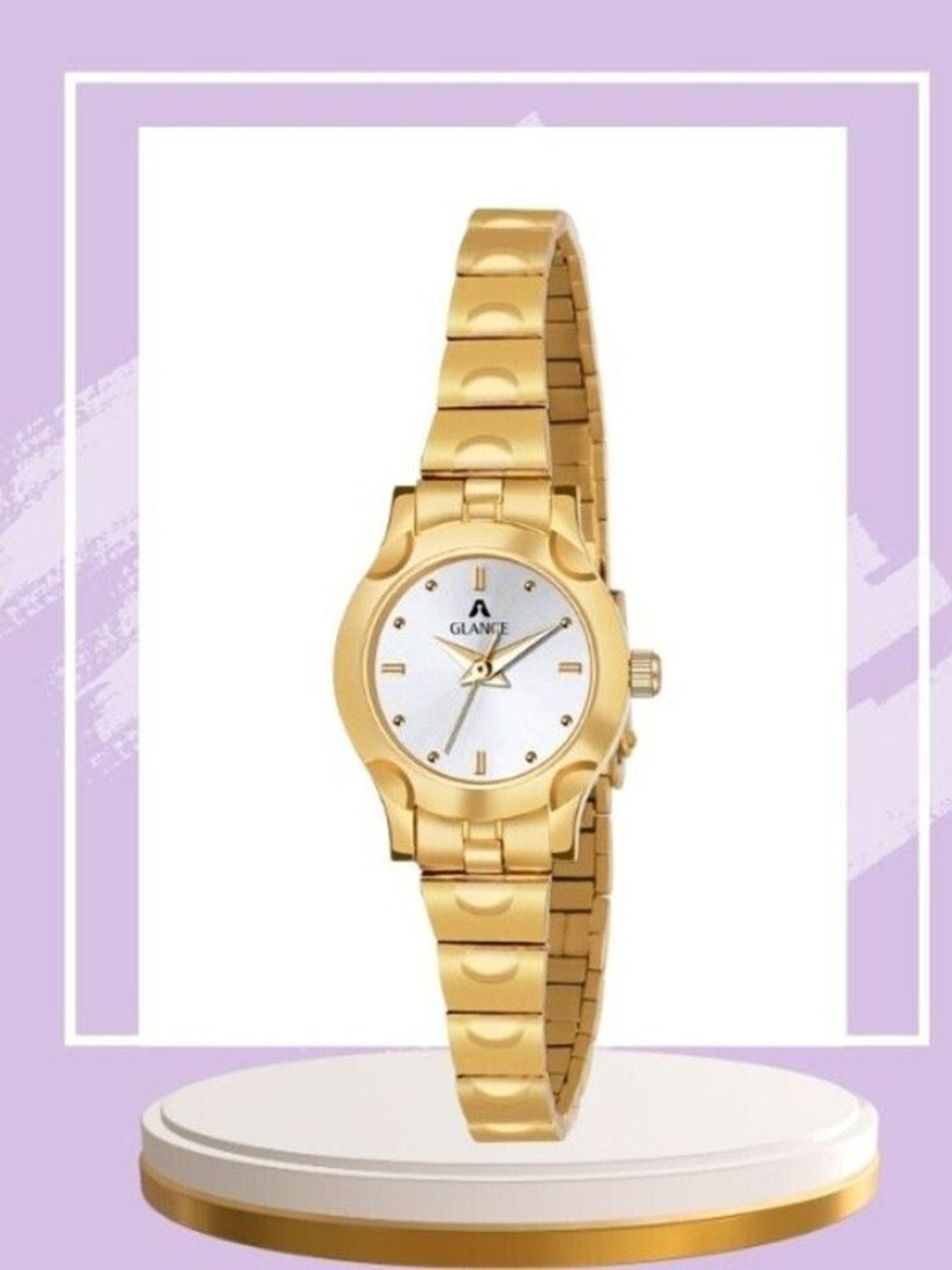 Aglance Unisex Dial & Bracelet Style Straps Analogue Watch JK_54AGNew964_8019YM03