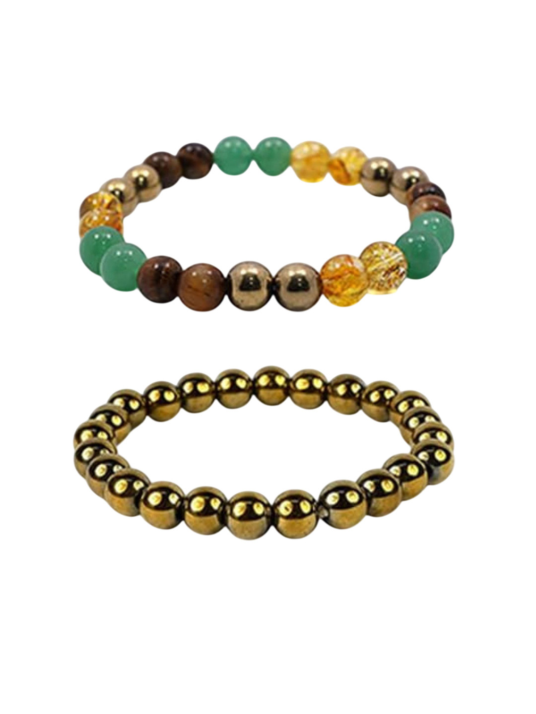 Sukhad Set Of 2 Crystal Bracelet