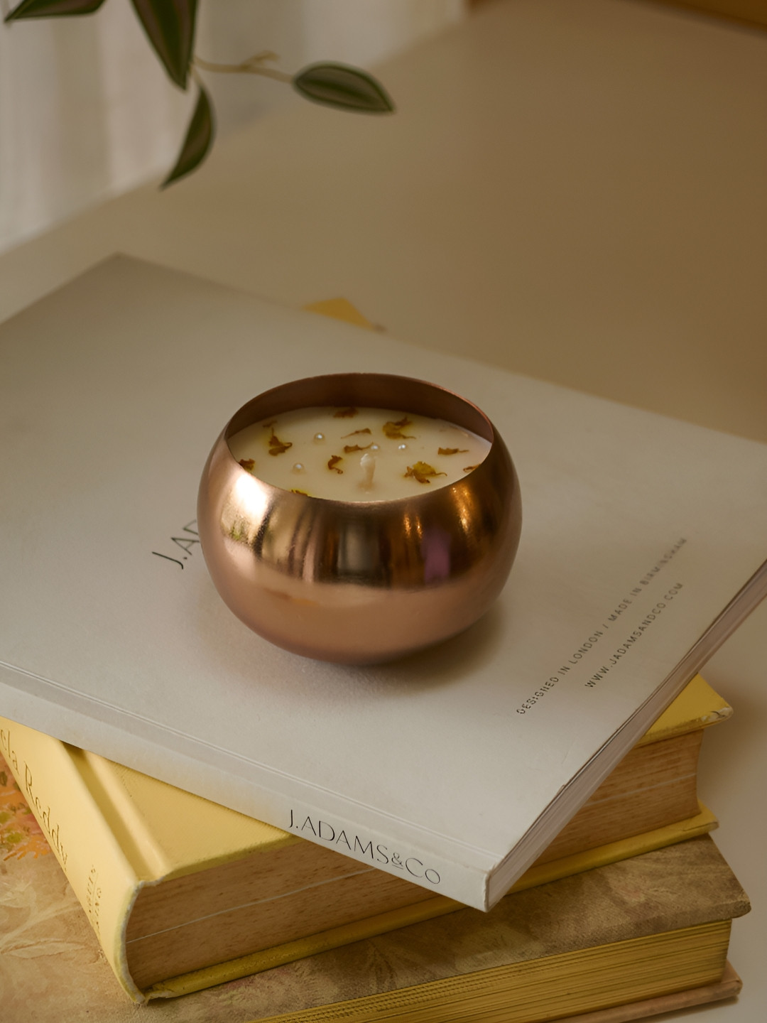 Michri Rose Gold Aruna Jar Candle