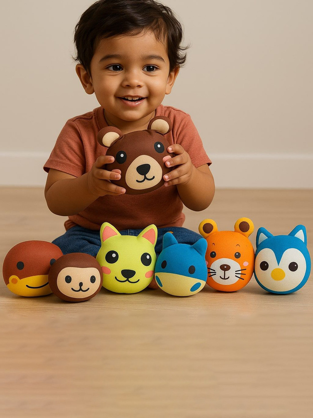 Pum Pum Kids Set of 22 Animals and Birds Soft Toys and Dolls