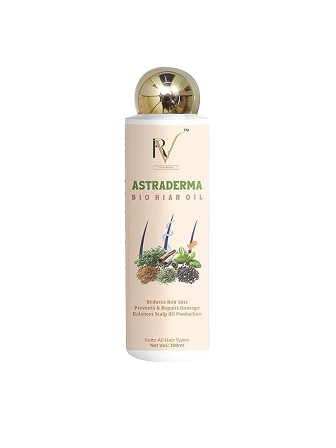RV ASTRADERMA Bio Hair Oil For Hair Growth- 100 ml