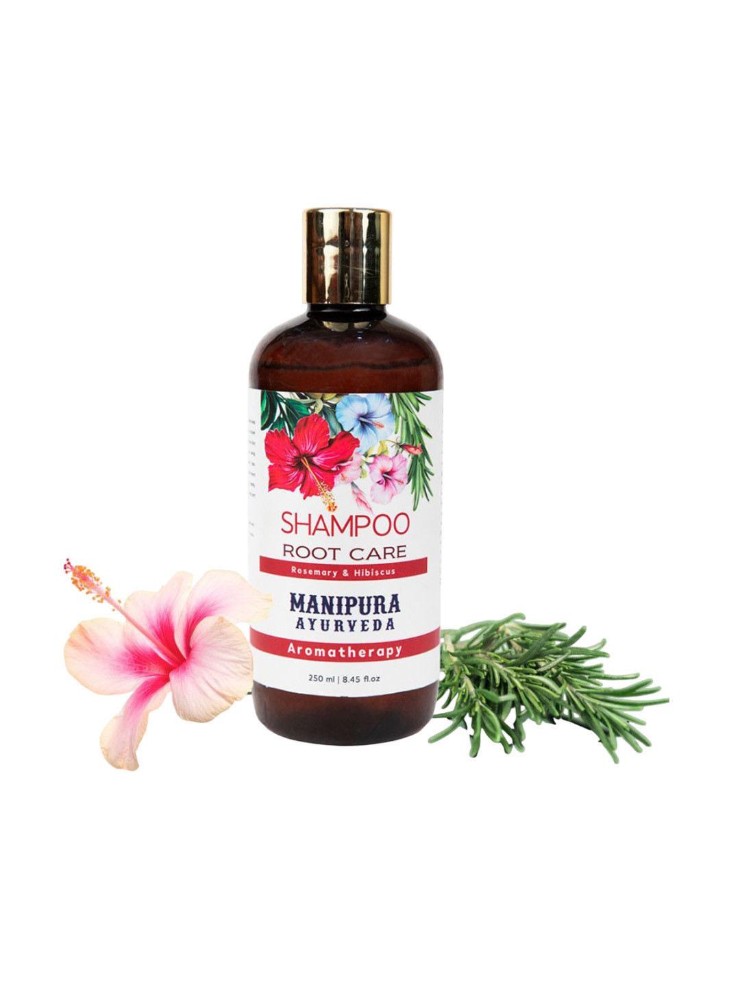 MANIPURA AYURVEDA Root Care Shampoo Enriched With Rosemary & Hibiscus - 250 ml
