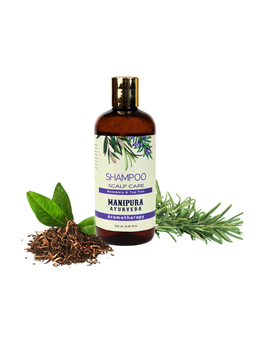 MANIPURA AYURVEDA Scalp Care Shampoo Enriched With Rosemary & Tea Tree- 250 ml