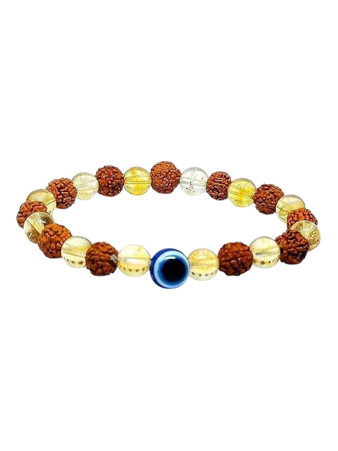 Sukhad Evil Eye Beaded Rudhraksha Bracelet