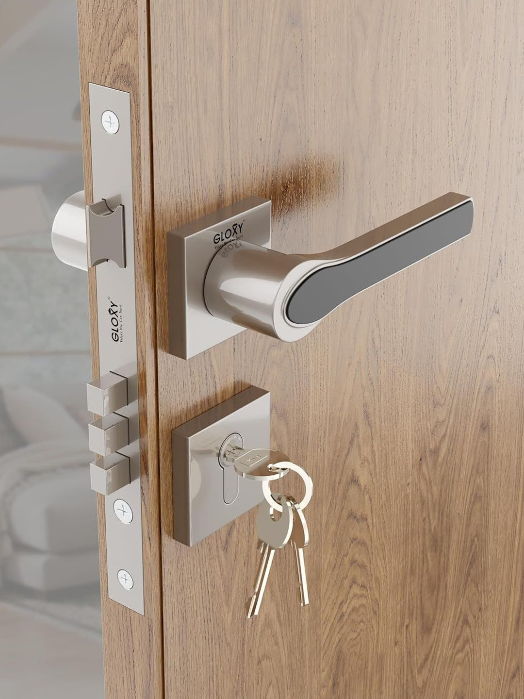 GLOXY Mortise Door Lock Handle Set