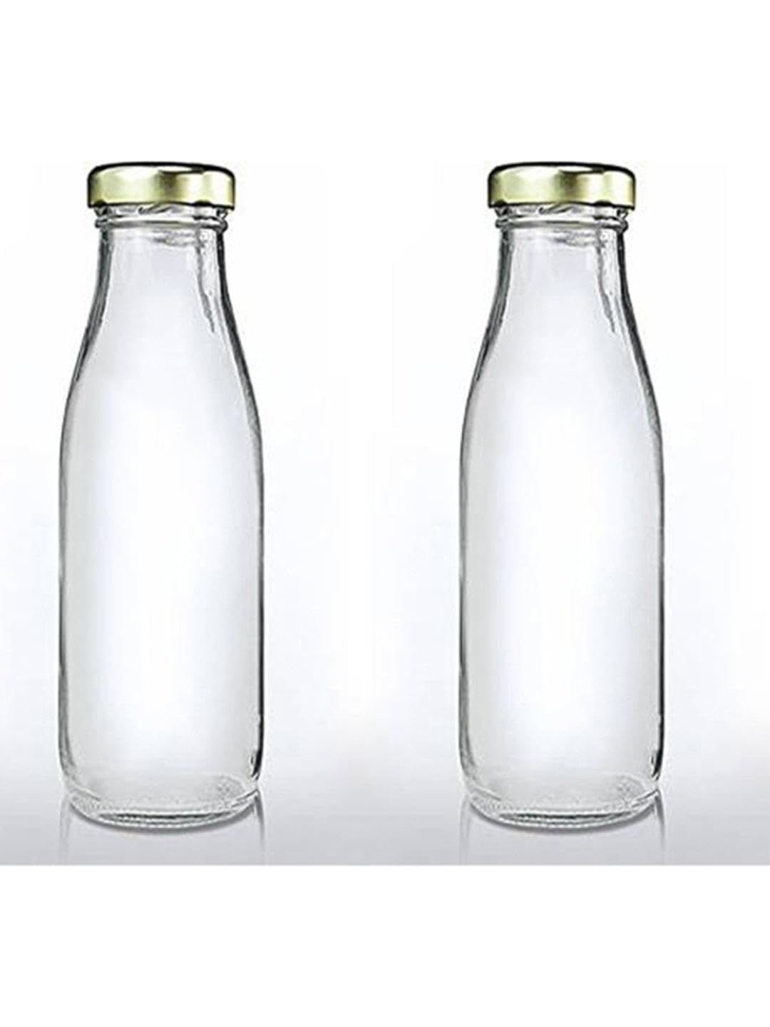 1ST TIME 2 Transparent Glass Solid Water Bottle