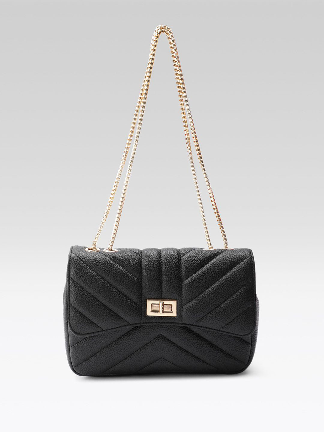 Carlton London Textured Structured Sling Bag