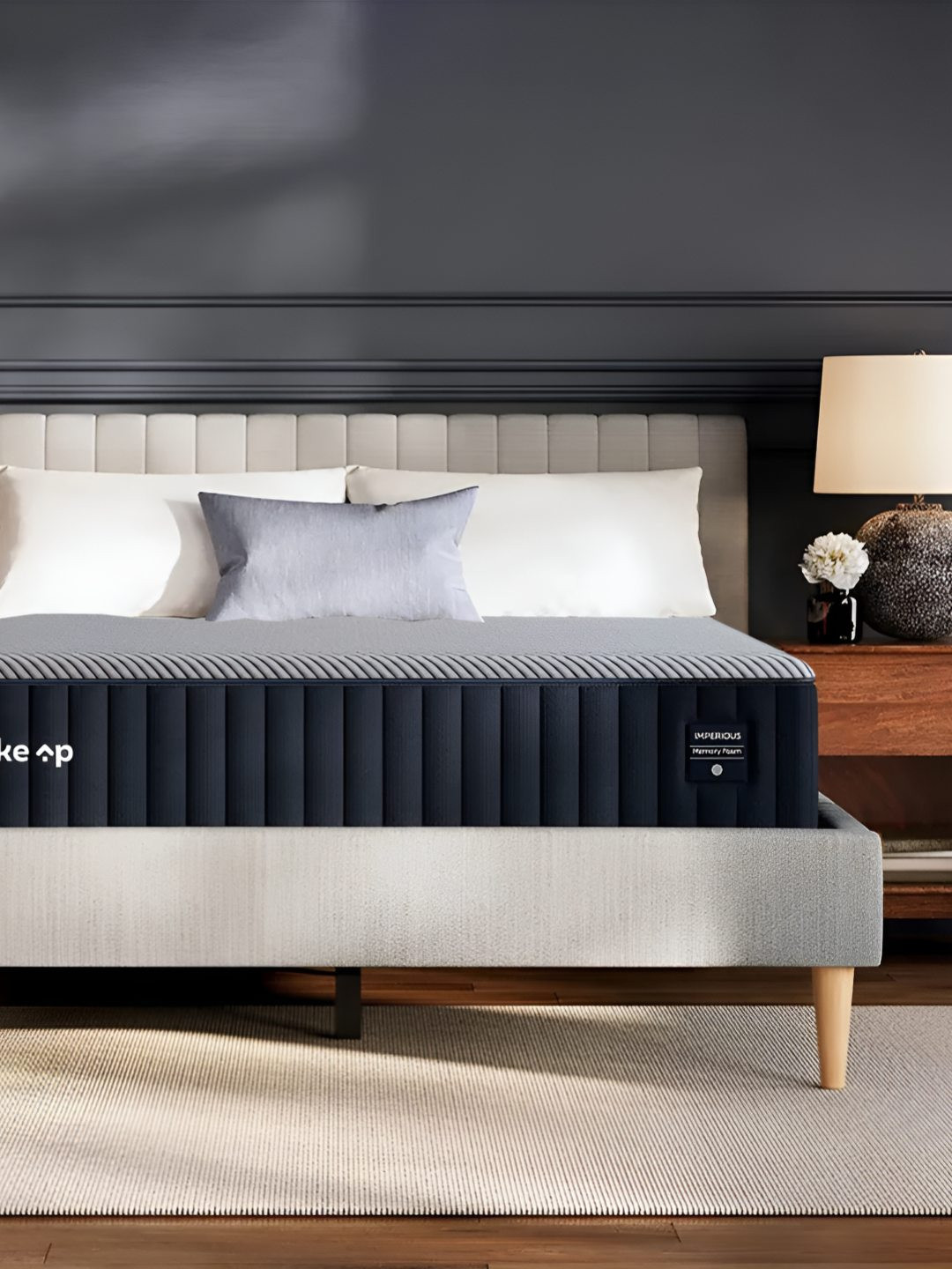 Wakeup India Imperious White Cotton Medium Firm Spine Align Orthopedic Queen Mattress