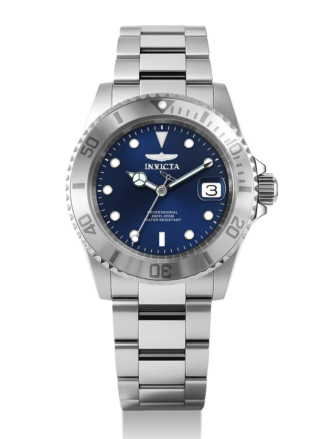 Invicta Men Dial & Stainless Steel Bracelet Style Straps Analogue Watch 34023