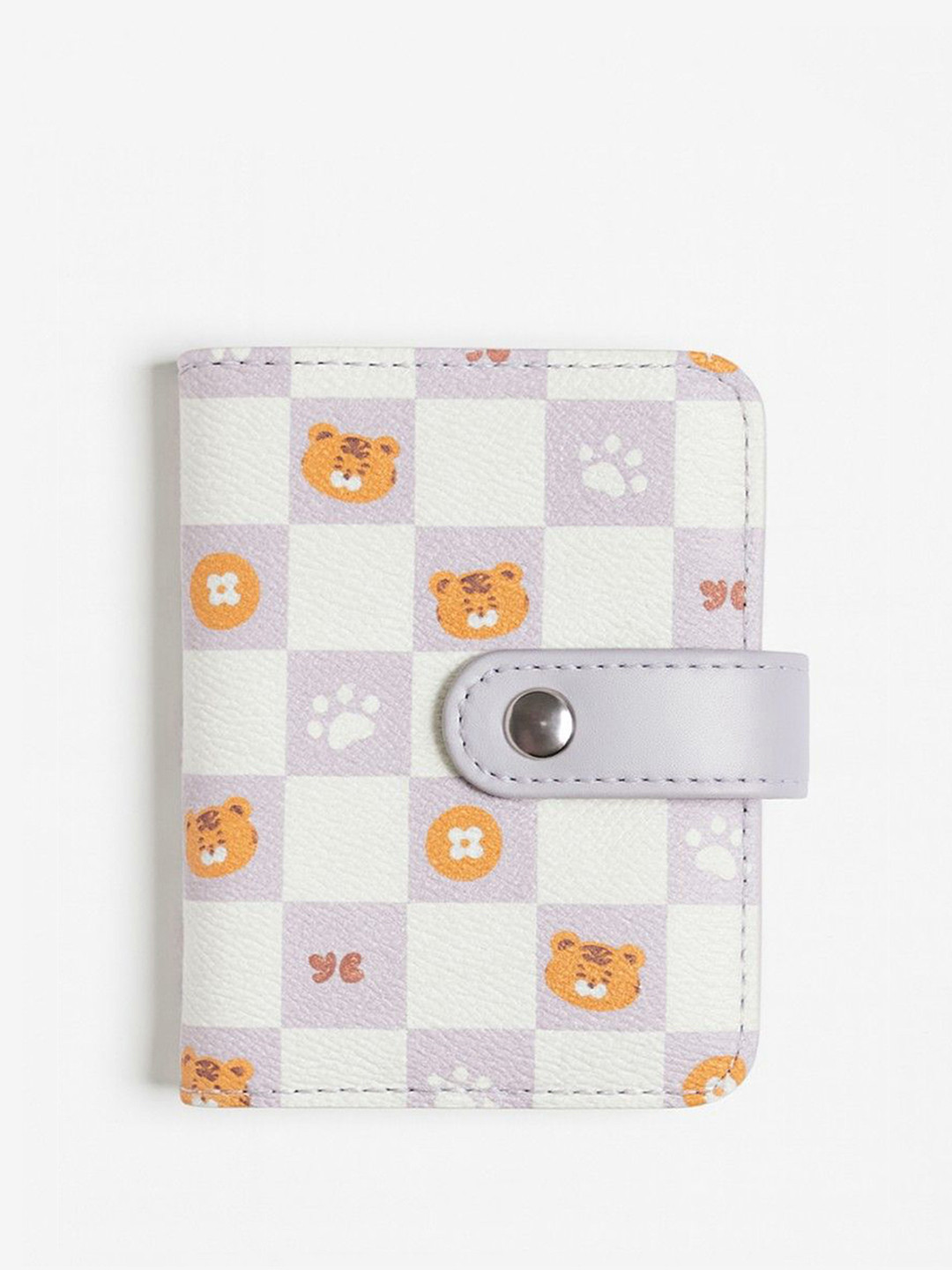 ALL ABOUT HER Women Checked Card Holder