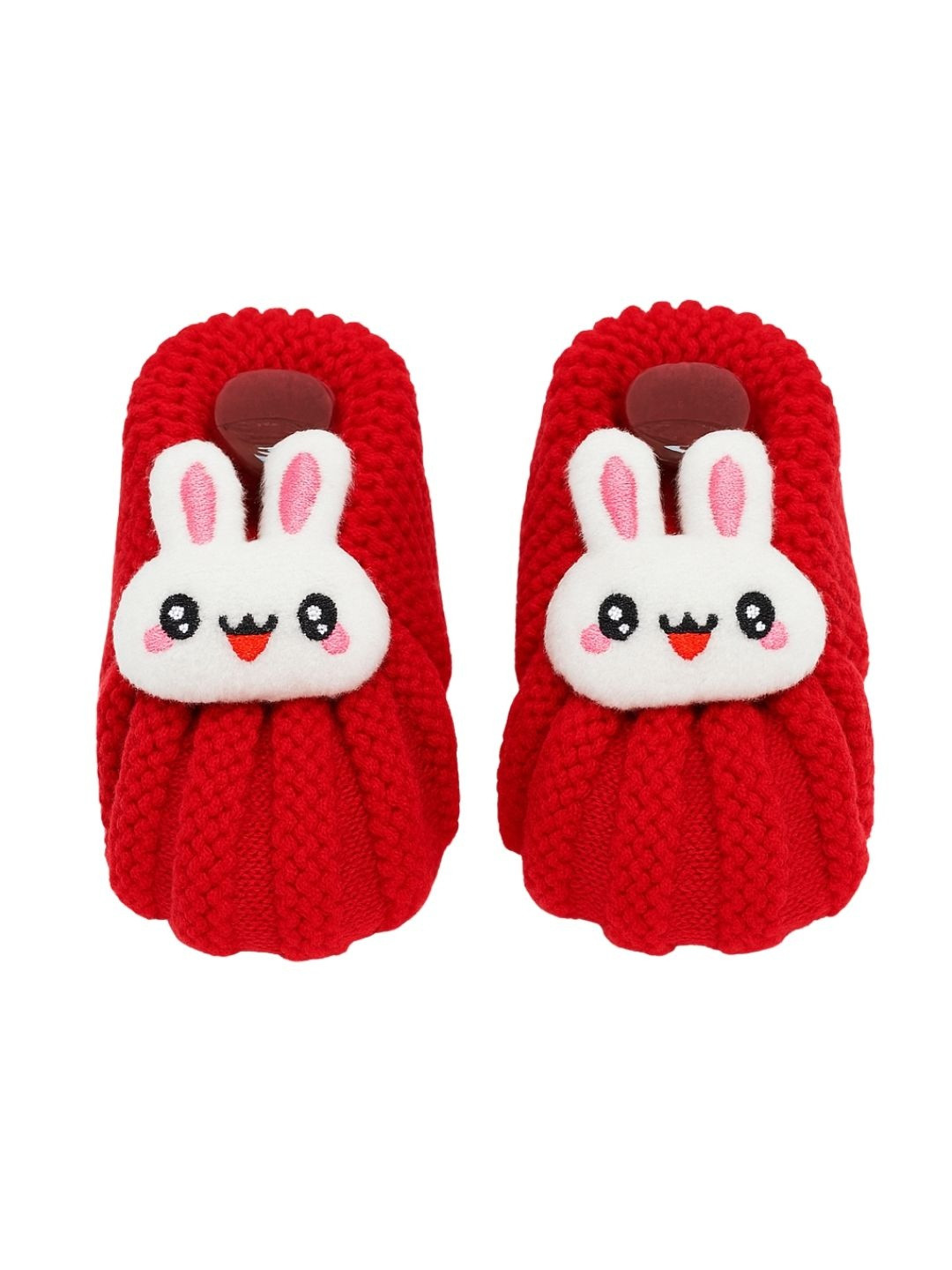 Cdeck Infant Kids Knitted Animal Detail Wool Booties