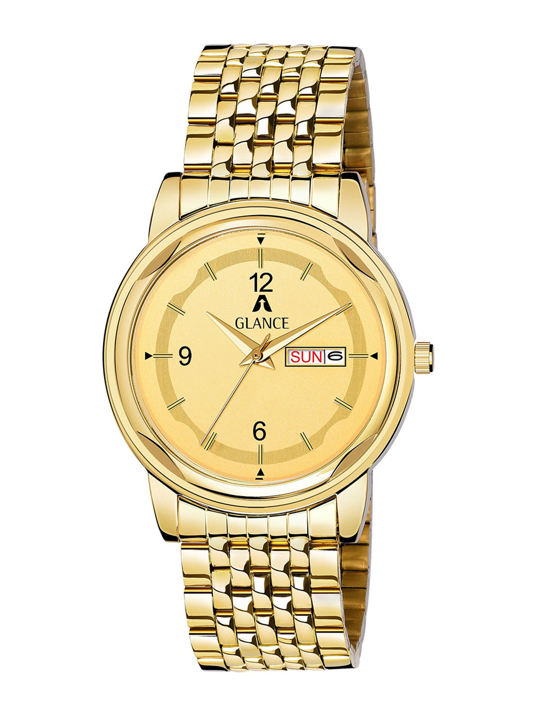 Aglance Unisex Bracelet Style Straps Analogue Watches JK_AG1638YM02 Mens Watch