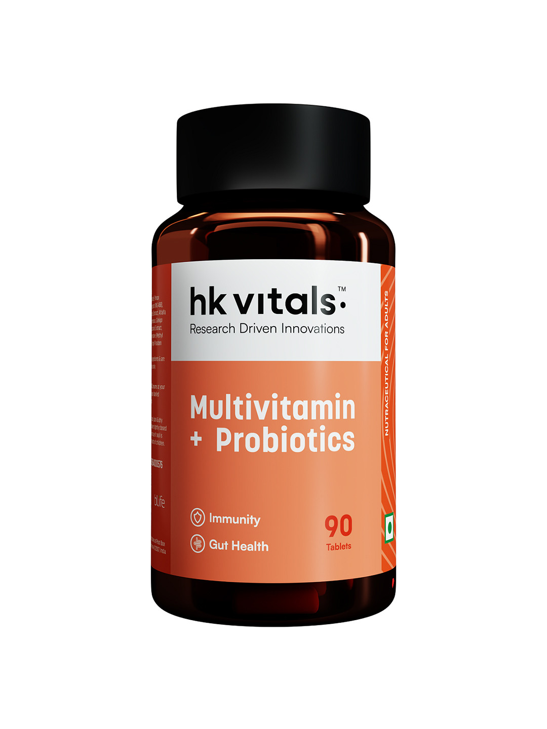 HK VITALS Multivitamin with Probiotics for Energy - 90 Tablets