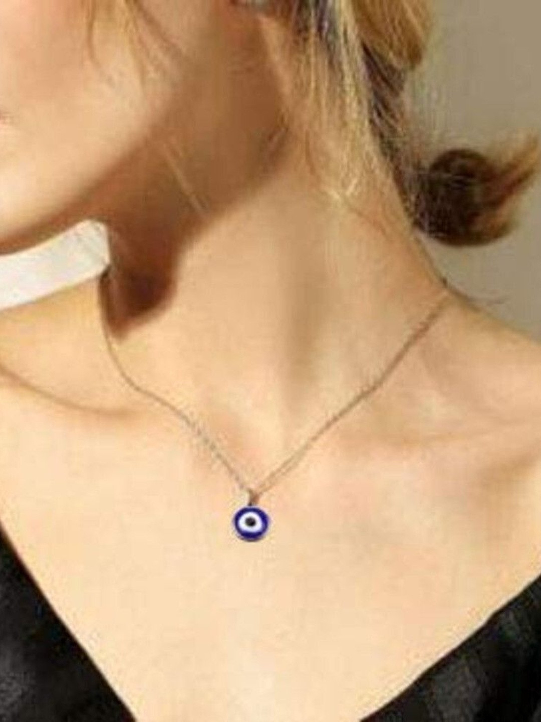 fashion fusion collection Unisex Stainless Steel Silver-Plated Pendent With Chain