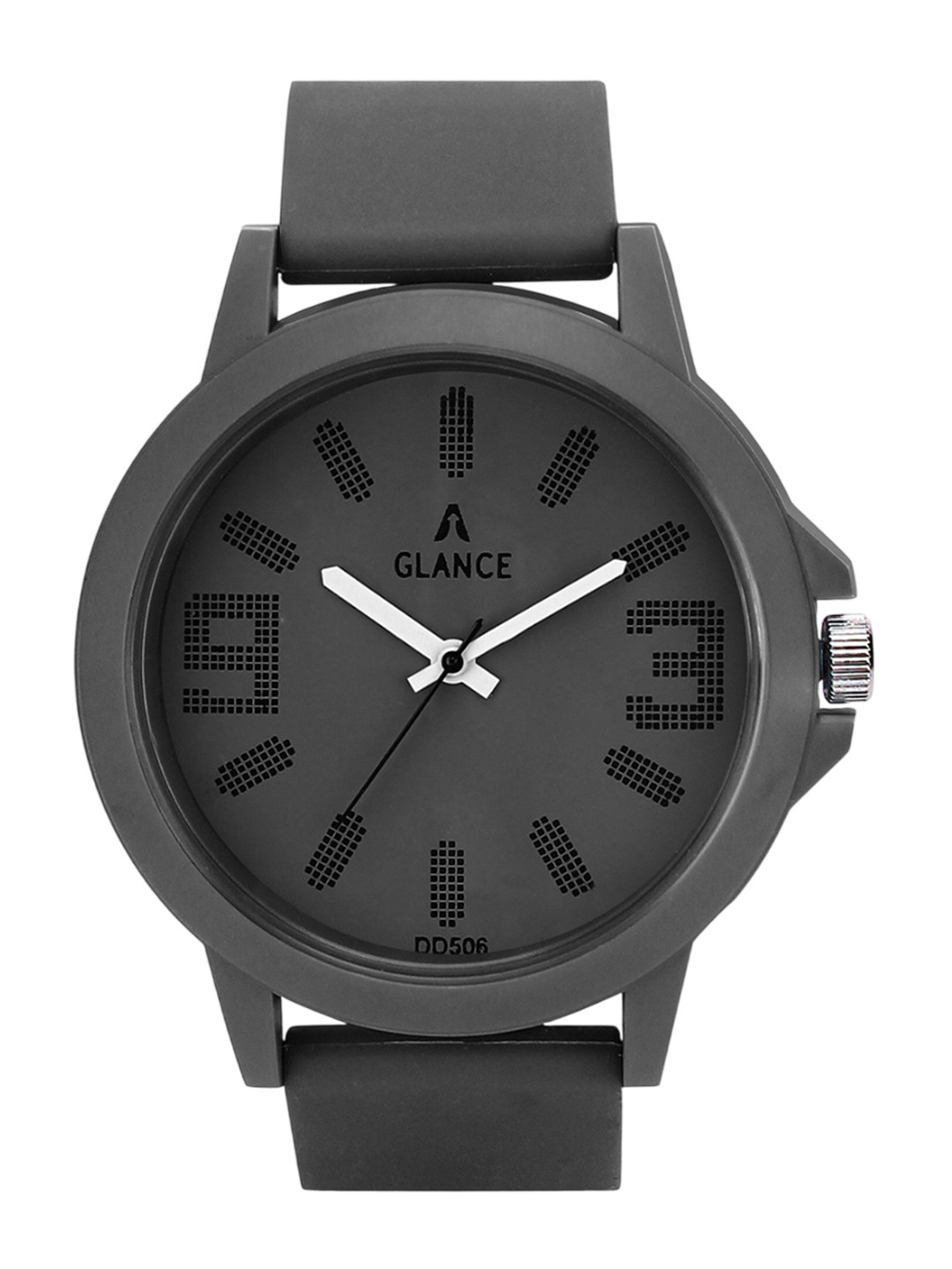 Aglance Unisex Round Dial Analogue Watch NEW255-Tees Analog